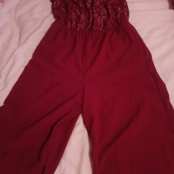 NWT Lane Bryant Lace Top Jumpsuit - Picture 13 of 14